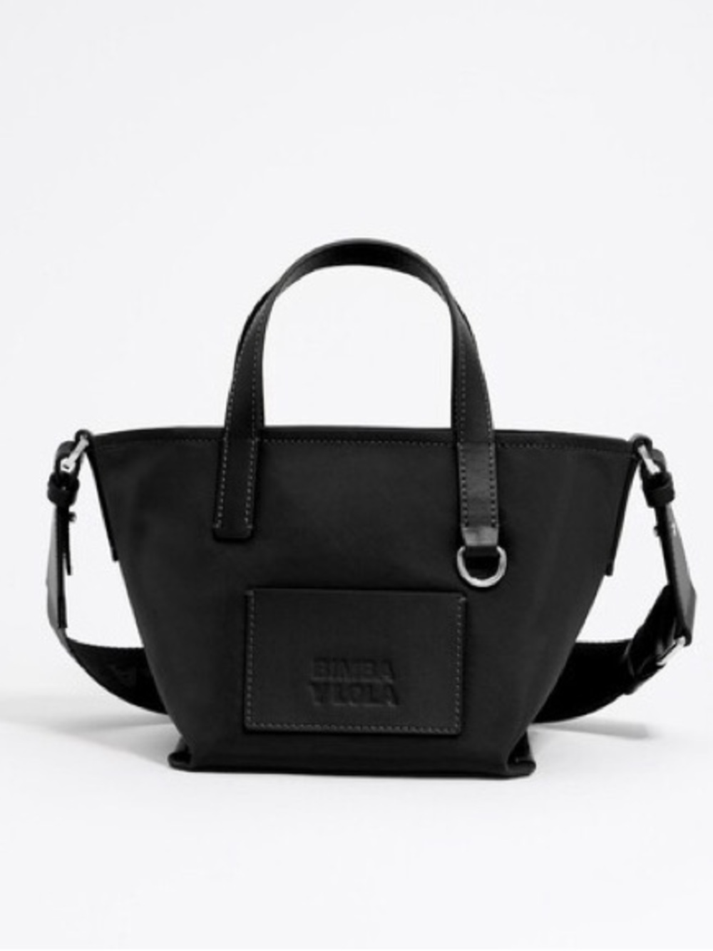 Bimba y Lola chihuahua Collection Black Nylon Small Bag Crossbody Tote - Picture 14 of 16